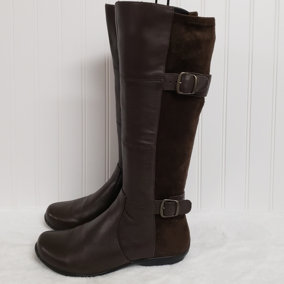 Dansko Shoes - Dansko Women’s Odessa Knee-High Boots Brown Napa 39